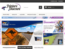 Tablet Screenshot of peinture-discount.com